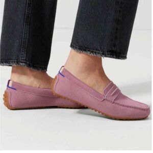 Rothy’s The Drive Loafer Flat Slip On Desert Rose Pink Size W8.5 NWOB